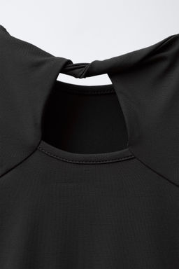 BODY POLIAMIDA NUDO CUT OUT / Negro - Zara фото 3