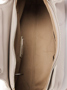 LACCOMA сумка АУ4748-светло-серый натуральная кожа хлопок