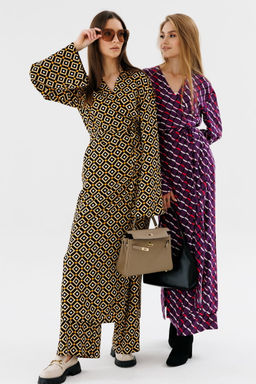 Костюм NIKVA н554-1 ромбы апельсин  фото 4