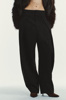 BALLOON PLEATED TROUSERS