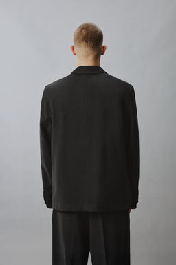 BLAZER FLUIDA RELAXED FIT / Negro - Zara фото 3