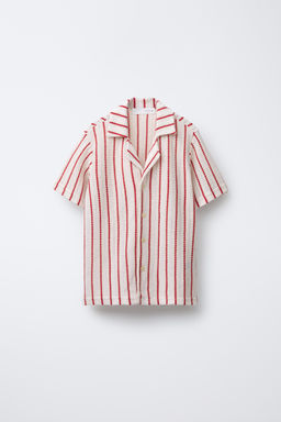 STRIPED KNIT SHIRT