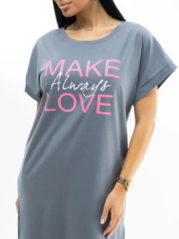 Платье женское, цвет серый