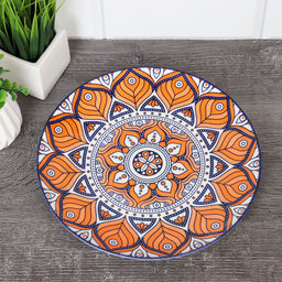 Блюдо круглое 21,5 см / ZY014 /уп 60/ - Галеонтрейд фото 5