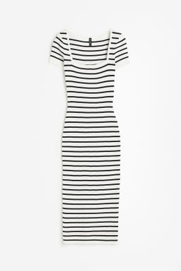 Vestido midi en punto de canal?