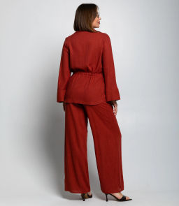 Костюм #ОКТ215002, терракотовый - Dommod фото 4