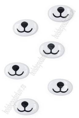 Фурнитура "Ротик-носик" 30*20 мм (20 шт) SF-7614