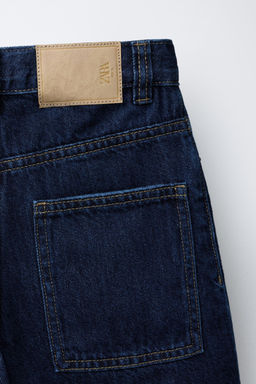 BERMUDA DENIM RELAXED BAGGY / ?ndigo - Zara фото 5
