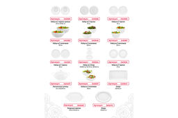 Блюдо прямоугольное 30,5*16,5*2,5 см Розы белое - Elan gallery фото 14