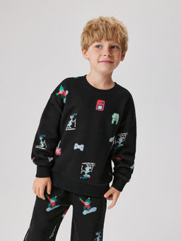 ACOOLA / Джемпер детский для мальчиков Lepaludi черный фото 2