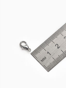 Цена за 2 шт. Замок карабин, 10 шт. 12?7 мм, цвет серебро