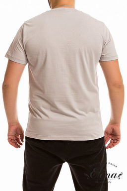 Футболка М122036Па Серый - Елена фото 5