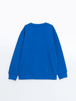 Bisiklet Yaka Sonic Bask?l? Erkek ?ocuk Sweatshirt - Waikiki фото 2