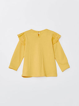 Bisiklet Yaka Basic K?z Bebek Bluz - Waikiki фото 3