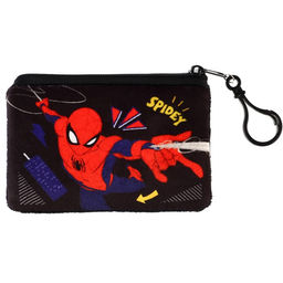 Кошелек детский для мальчика на молнии, плюшевый "Spidey", Человек паук