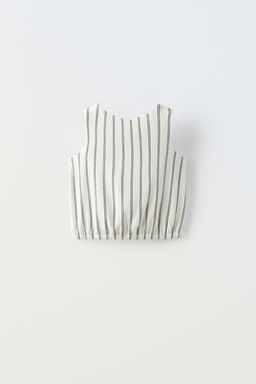 STRIPED TEXTURED TOP AND SKIRT CO-ORD - Zara фото 3