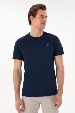 Erkek Regular Fit Bisiklet Yaka Lacivert Basic Ti__rt Sepette S_rpriz _ndirim - U.s. polo assn фото 3