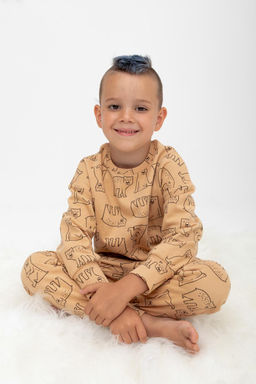 К 1587/24/итальянский песок,медведи пижама дет