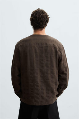 STRIPED JACQUARD SHIRT - Zara фото 3