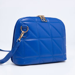 Сумка кросс-боди на молнии, цвет синий