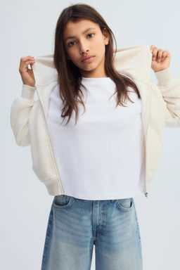Chaqueta sudadera con capucha e interior cepillado - H&m фото 5