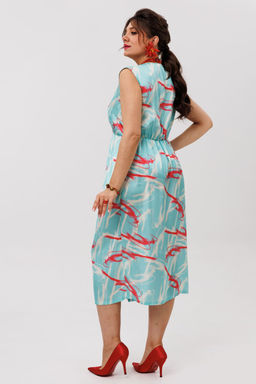 Платье ANELLI 1645 кораллы на море  фото 10