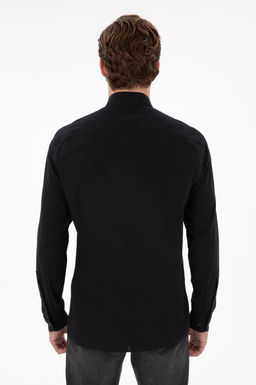 Erkek Siyah Uzun Kollu Basic G_mlek Sepette S_rpriz _ndirim - U.s. polo assn фото 5