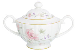 Сахарница 450 мл 17,5*11*12 см Диана на ножке, фарфор, NEW BONE CHINA - Elan gallery фото 8