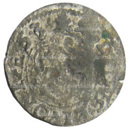 Солид 1653 года Шведская оккупация Риги  королева Кристина