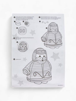 Набор для создания игрушки из синельной проволоки «Дед мороз»