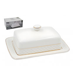 Масленка фарфор "Пломбир","Престиж" арт. TC69V/M-GL BD (100390)