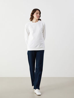 Bisiklet Yaka Kad?n Sweatshirt