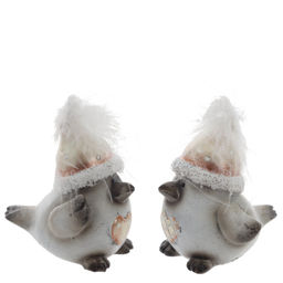 Фигурка декоративная "Птичка", L4 W6 H7,5 см, 2в.