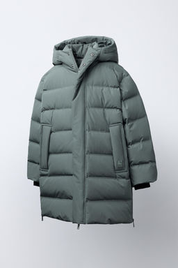 LONG WATER-REPELLENT DOWN PUFFER JACKET - Zara фото 2