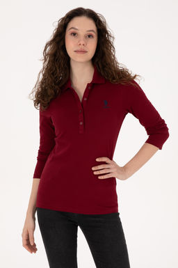 Kad_n Bordo Basic Sweatshirt