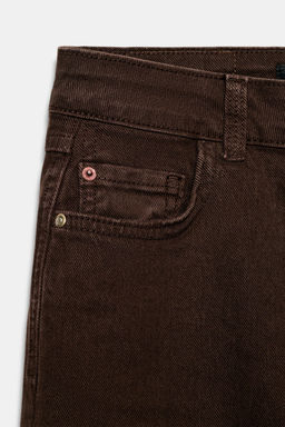 JEANS Z1975 CULOTTE TIRO ALTO COMFORT / Marr?n - Zara фото 12