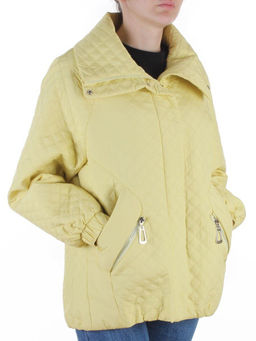 BM8819 YELLOW Куртка демисезонная женская (50 гр. синтепон)