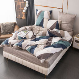 Постельное белье поплин люкс - Модуль 2 сп. с Евро простыней (нав.70х70)