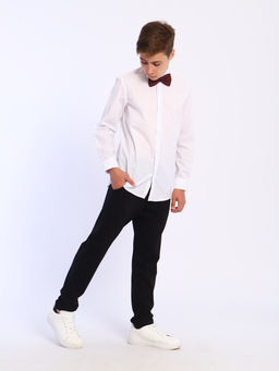 Ладошки / Рубашка Школьник белый  фото 6