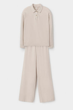 Е 20200/бежевый пижама жен