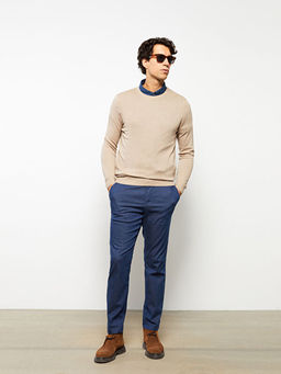 Bisiklet Yaka Erkek Triko Kazak