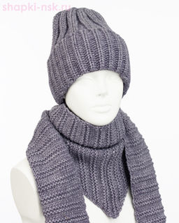 LS 57 PL 57 Комплект женский флис (колпак+косынка) (56-58)