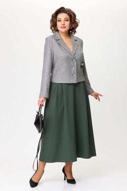 Костюм Aira Style 2417А Серо-зеленый