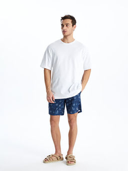 K?sa Boy Desenli Erkek Deniz ?ortu