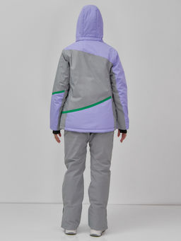 Гоннолыжная куртка женская зимняя сиреневого цвета 709Sn - Chunmai фото 11