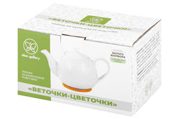 Чайник 900 мл 22,5*13*14 см Веточки-цветочки на деревянной подставке - Elan gallery фото 18