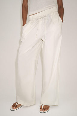 PANTAL?N POPEL?N ZW COLLECTION / Crudo - Zara фото 5