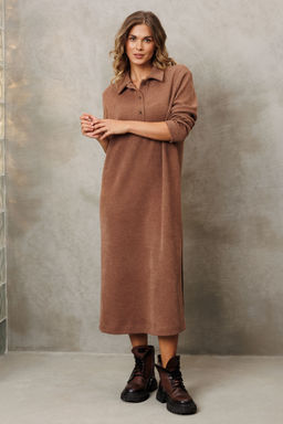 Платье Gizart 5423 капучино фото 4