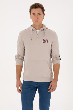 Erkek Regular Fit Yar_m Fermuarl_ Kap__onlu Ta_ Sweatshirt - U.s. polo assn фото 3