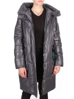 21-985 DARK GRAY Пальто зимнее женское AIKESDFRS (200 гр. холлофайбера) - Fashion фото 6